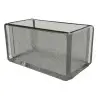 My Glass Studio Sugar Caddy, Grey - Set of 6 - 10.5 x 6.2 x 5 cm