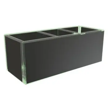 My Glass Studio Sugar Caddy, Grey - Set of 4 - 14.3 x 6.0 x 5 cm