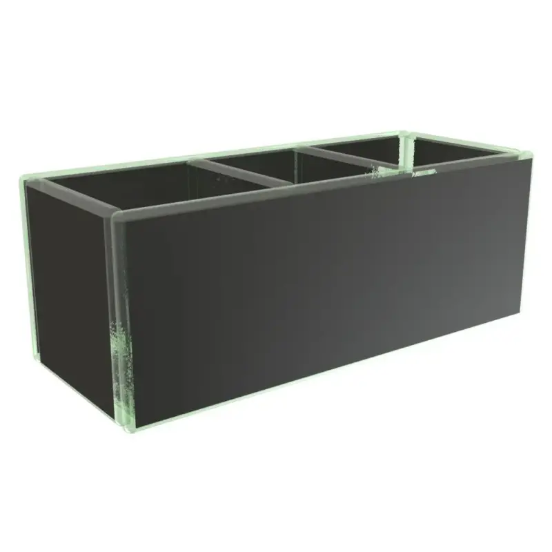 My Glass Studio Sugar Caddy, Grey - Set of 4 - 14.3 x 6.0 x 5 cm