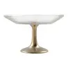 My Glass Studio Petit Fours Stand, Clear - Set of 9 - Dia: 14 cm, H: 8 cm
