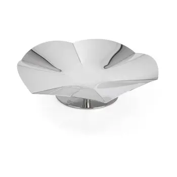 Gold Plated 1 Level Stand (Plate Thickness 1Mm) - Dia: 43 cm H: 11 cm