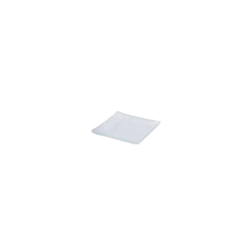 Splendido Collection Square Plate White - 3.75 in Dia x 0.59 in H