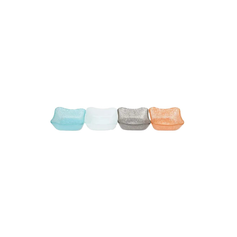 Splendido Collection Square Bowl White - 3.5 in W x 3.5 in L x 1.2 in