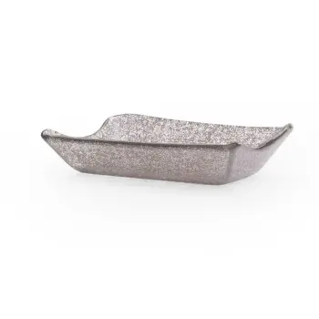 Splendido Collection Rectangle Bowl Smoke - 3.75 in W x 5.1 in L x 1.2 in