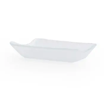 Splendido Collection Rectangle Bowl White - 3.75 in W x 5.1 in L x 1.2 in