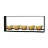 My Glass Studio Dip Bowl Set, Black - Set of 4 - 38.5 x 6.0 x 15 cm