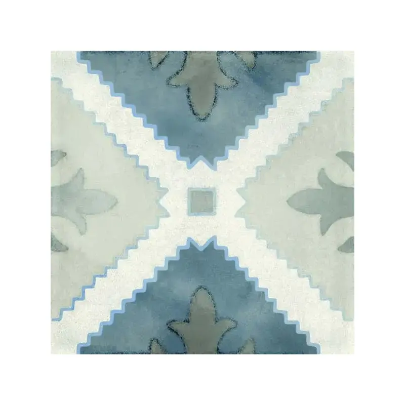 Domino Blue Mix Tile (L:7.874'' x W:7.874'') - Set of 25