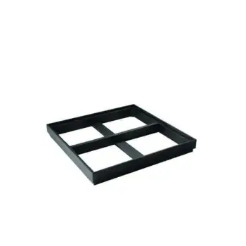 Domino Black Frame (L:15.748'' x W:15.748'')