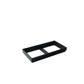 Domino Black Frame (L:15.748'' x W:7.874'')