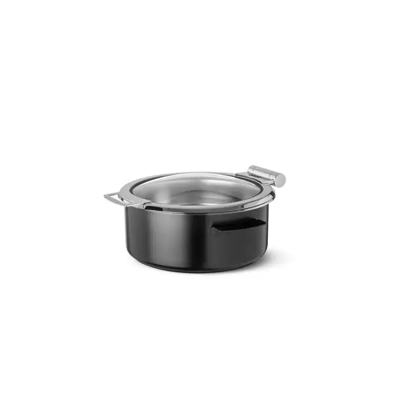 Cosmo Black Induction Chafing Dish 192.0 Oz (L:12.992'' x W:12.992'')