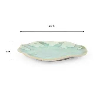 Perla Collection Side Plate - 10 in Dia x 1.3 in H
