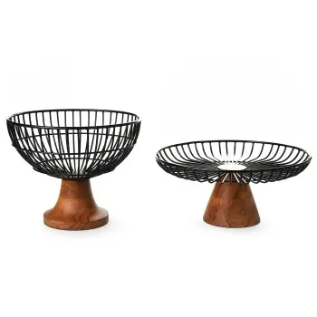 Nordic Collection Fruit Tray - 10 in Dia x 8 in H