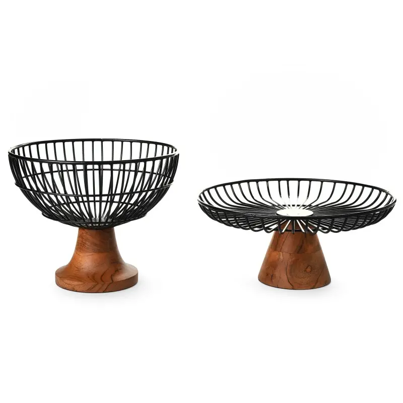 Nordic Collection Fruit Tray - 10 in Dia x 8 in H
