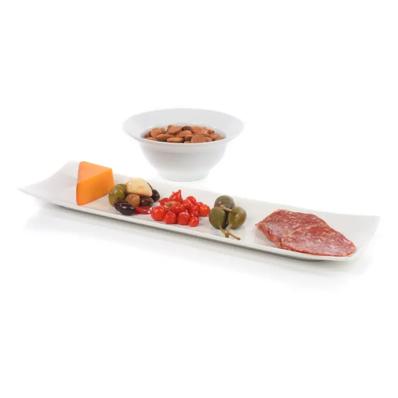 Napoli Collection Large Narrow Platter - 18 in L x 5 in W x .8 in H