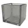My Glass Studio Sugar Caddy, Grey - Set of 8 - 6.0 x 6.0 x 5 cm