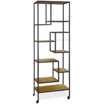 Napa Collection Bookshelf Stand 1 Natural - 30 in L x 16 in W x 86 in H