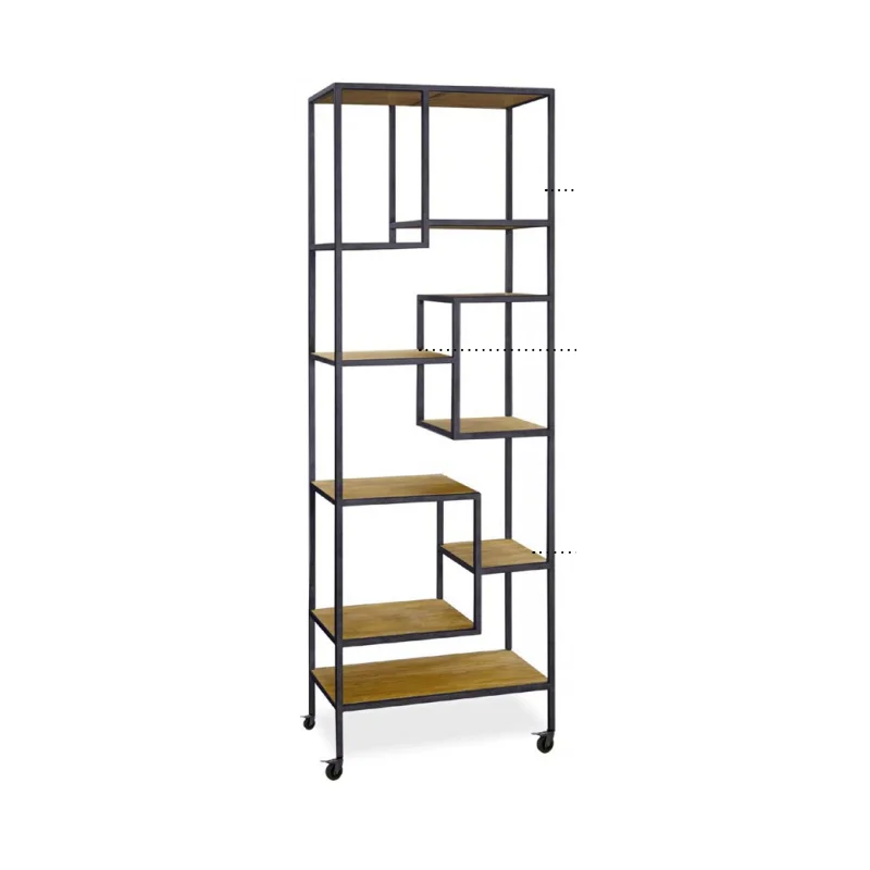 Napa Collection Bookshelf Stand 1 Natural - 30 in L x 16 in W x 86 in H