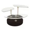My Glass Studio Petit Fours Stand, Clear - Set of 4 - Dia: 18 cm, H: 12 cm