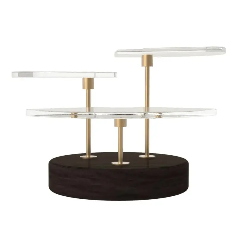 My Glass Studio Petit Fours Stand, Clear - Set of 4 - Dia: 18 cm, H: 12 cm My Glass Studio Petit Fours Stand, Clear - Set of 4 - Dia: 18 cm, H: 12 cm