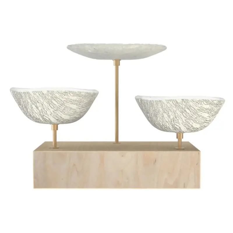 My Glass Studio Nut Bowl, Cream - Set of 4 - 17.5 x 11.0 x 15.0 cm My Glass Studio Nut Bowl, Cream - Set of 4 - 17.5 x 11.0 x 15.0 cm