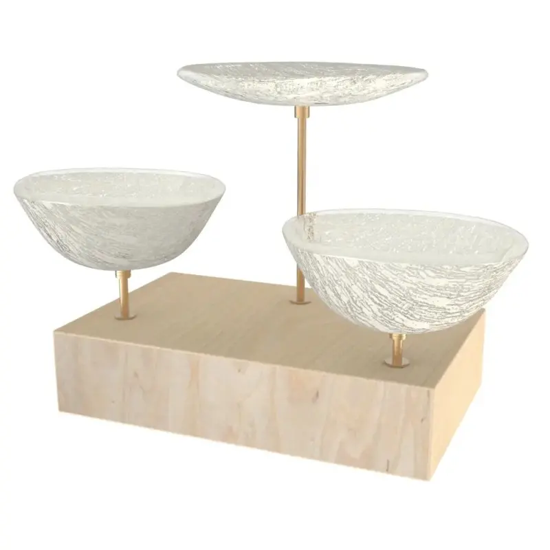 My Glass Studio Nut Bowl, Cream - Set of 4 - 17.5 x 11.0 x 15.0 cm My Glass Studio Nut Bowl, Cream - Set of 4 - 17.5 x 11.0 x 15.0 cm