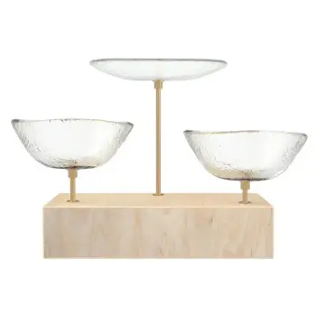 My Glass Studio Nut Bowl, Clear - Set of 4 - 17.5 x 11.0 x 15.0 cm