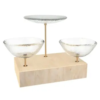 My Glass Studio Nut Bowl, Clear - Set of 4 - 17.5 x 11.0 x 15.0 cm