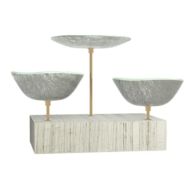 My Glass Studio Nut Bowl, Grey - Set of 4 - 17.5 x 11.0 x 15.0 cm My Glass Studio Nut Bowl, Grey - Set of 4 - 17.5 x 11.0 x 15.0 cm