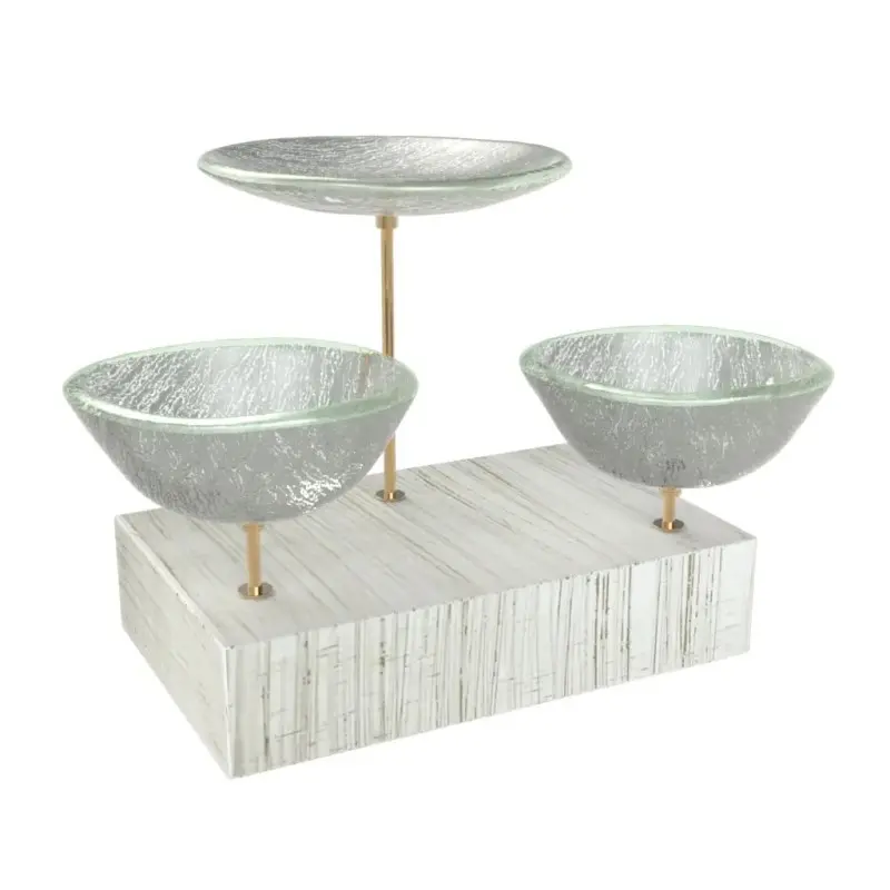 My Glass Studio Nut Bowl, Grey - Set of 4 - 17.5 x 11.0 x 15.0 cm My Glass Studio Nut Bowl, Grey - Set of 4 - 17.5 x 11.0 x 15.0 cm