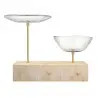 My Glass Studio Nut Bowl, Clear - Set of 4 - 17.5 x 8.0 x 15.0 cm