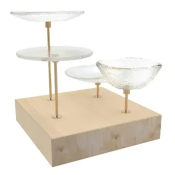 My Glass Studio Nut Bowl, Clear - Set of 4 - 21.5 x 21.5 x 19 cm