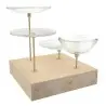 My Glass Studio Nut Bowl, Clear - Set of 4 - 21.5 x 21.5 x 19 cm