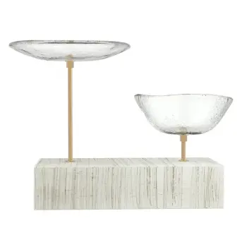 My Glass Studio Nut Bowl, Clear - Set of 4 - 17.5 x 8.0 x 15.0 cm