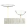 My Glass Studio Nut Bowl, Clear - Set of 4 - 17.5 x 8.0 x 15.0 cm