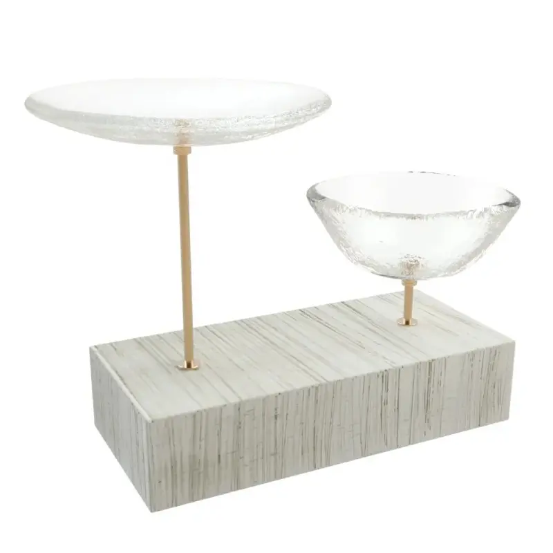 My Glass Studio Nut Bowl, Clear - Set of 4 - 17.5 x 8.0 x 15.0 cm