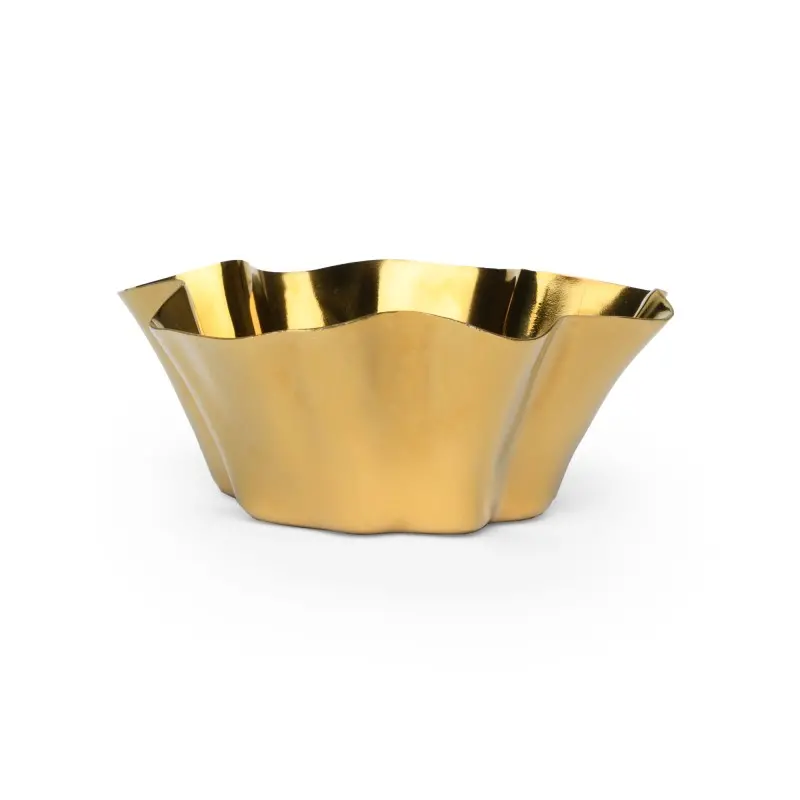 Montenegro Collection Bowl Medium Gold - 5.1 in Dia x 2 in H