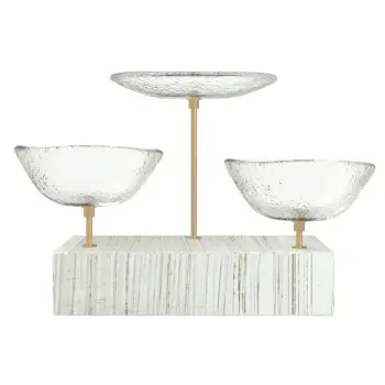 My Glass Studio Nut Bowl, Clear - Set of 4 - 17.5 x 11.0 x 15.0 cm