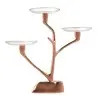 My Glass Studio Petit Fours Stand, Clear - Set of 4 - 35.0 x 13.0 x 31 cm