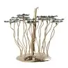 My Glass Studio Petit Fours Stand, Black - Dia: 25 cm, H: 35 cm