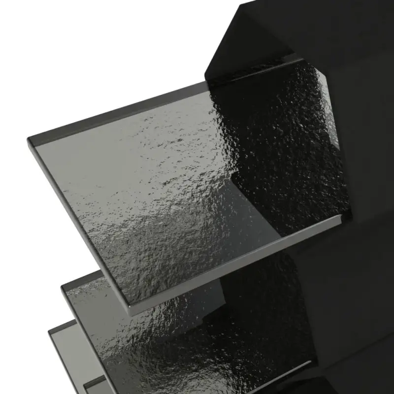 My Glass Studio Petit Fours Stand, Grey - Set of 3 - 23.7 x 20.0 x 28 cm My Glass Studio Petit Fours Stand, Grey - Set of 3 - 23.7 x 20.0 x 28 cm