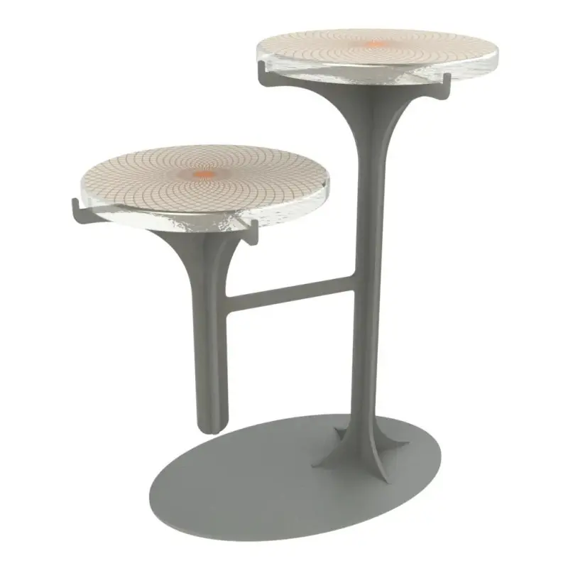 My Glass Studio Petit Fours Stand, Cream - Set of 2 - 23.6 x 13.9 x 25.2 cm My Glass Studio Petit Fours Stand, Cream - Set of 2 - 23.6 x 13.9 x 25.2 cm
