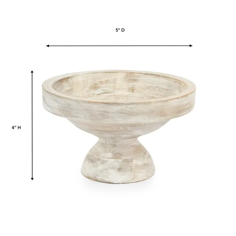 Mendocino Collection Small Footed Bowl - 11 in Dia x 5.25 in H