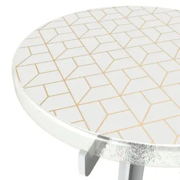My Glass Studio Petit Fours Stand, White - Set of 2 - 23.6 x 13.9 x 25.2 cm
