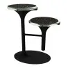 My Glass Studio Petit Fours Stand, Black - Set of 2 - 23.6 x 13.9 x 25.2 cm