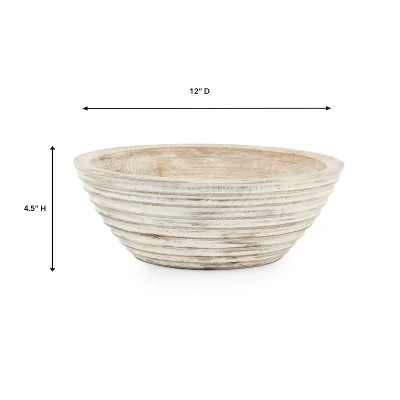 Mendocino Collection Tapered Bowl - 8 in Dia x 4.75 in H