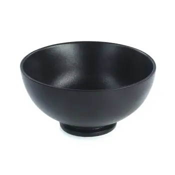 Milano Collection Bowl Black - 4.4 in Dia x 1.3 in H - Set of 6