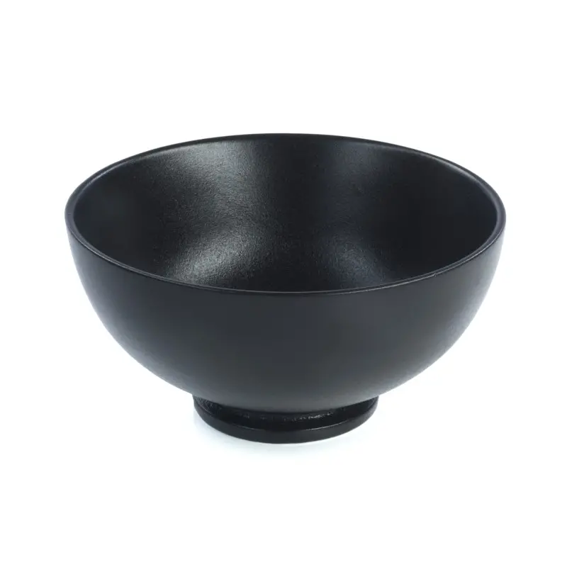 Milano Collection Bowl Black - 4.4 in Dia x 1.3 in H - Set of 6