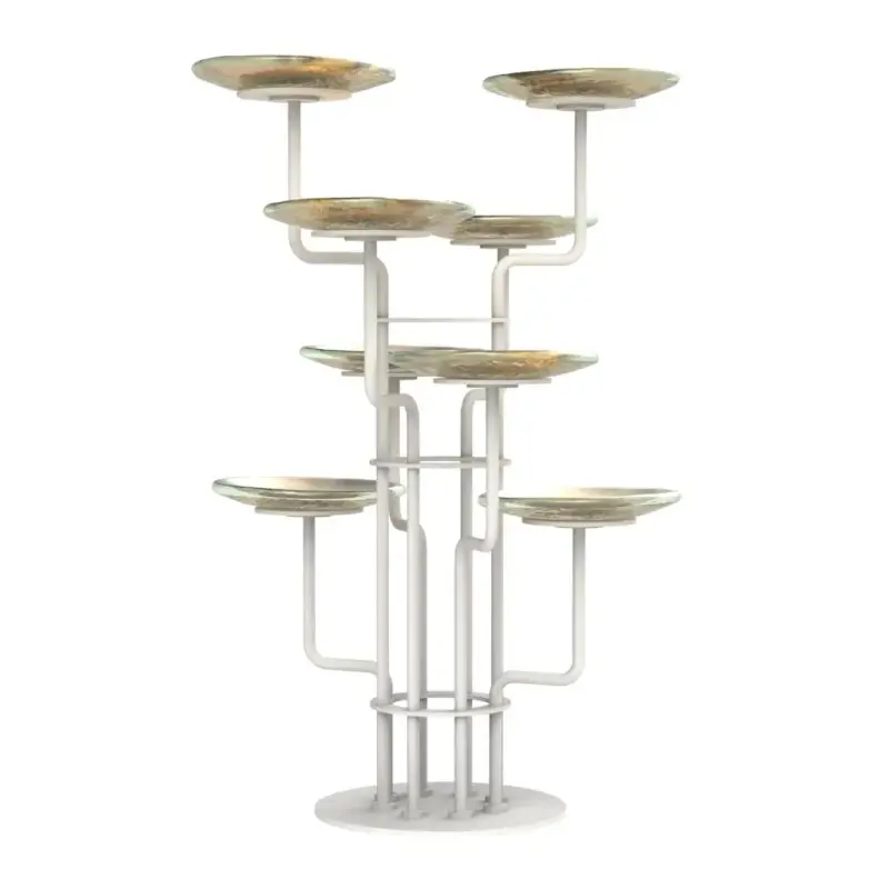 My Glass Studio Petit Fours Stand, Gold - Dia: 26 cm, H: 34 cm My Glass Studio Petit Fours Stand, Gold - Dia: 26 cm, H: 34 cm