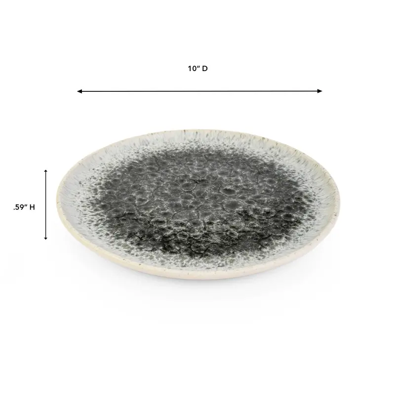 Massimo Collection Large Plate - 10 in Dia x 0.59 in H