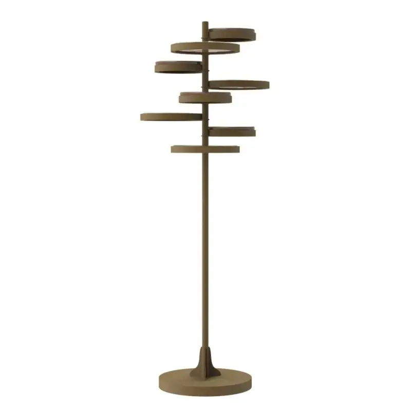 My Glass Studio Floor Tea Stand, Brown - Dia: 43 cm, H: 120 cm My Glass Studio Floor Tea Stand, Brown - Dia: 43 cm, H: 120 cm